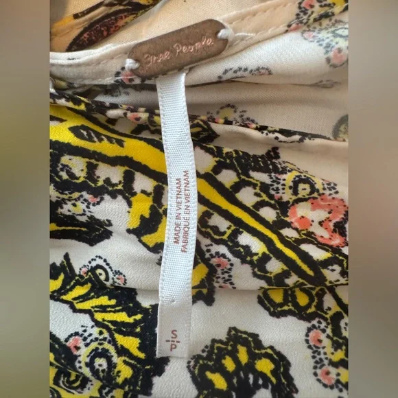 Free People Arzel‎ Printed Mini Dress, small - Picture 5 of 10